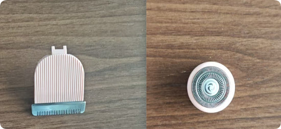 2 In 1 Hair Remover Women's Double Head Shaver Private Pubic Hair Trimmer Electric Razor Wet Dry Electric Body Hair